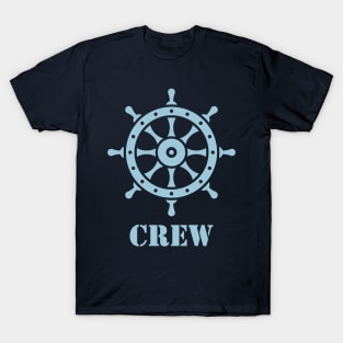 Crew (Crew Complement / Ship’s Wheel / Skyblue) T-Shirt